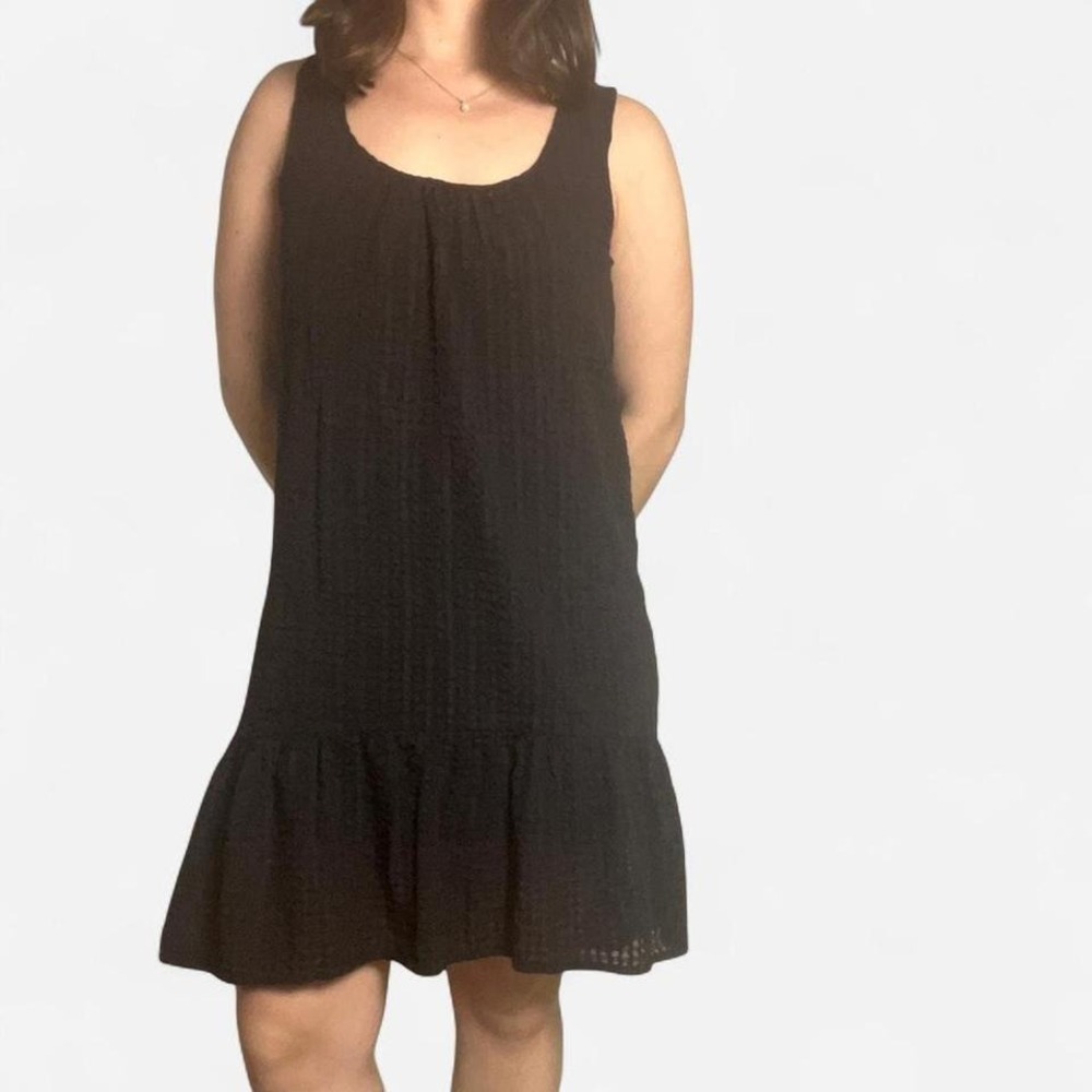 Maeve Black Tiered Dress